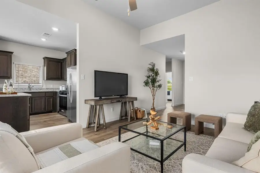 Furnished interior view inside a new home in Vista West, Fort Worth (Image 5).