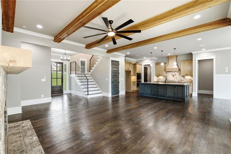 Spacious, unfurnished interior of a new home in , Flowery Branch (Image 62). Spacious, unfurnished interior of a new home in , Flowery Branch (Image 62).
