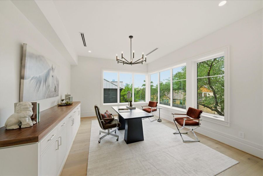 Furnished interior view inside a new home in , Houston (Image 33).