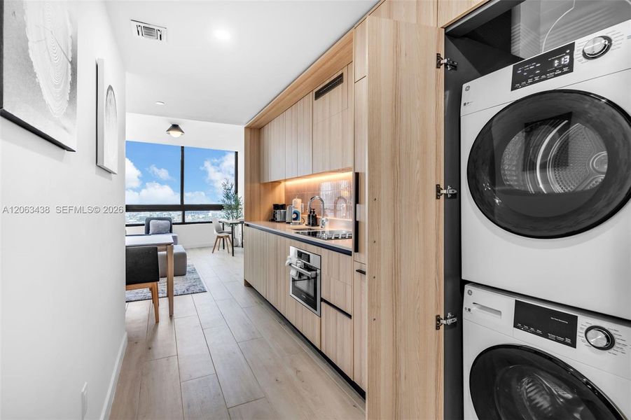 Furnished interior view inside a new home in , Miami (Image 37).