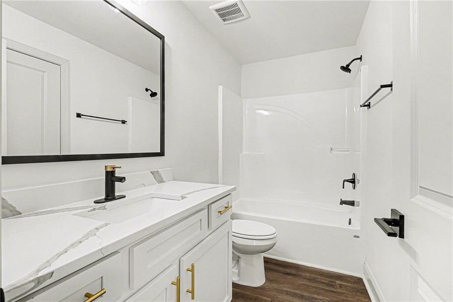 Furnished interior view inside a new home in , Dawsonville (Image 10).