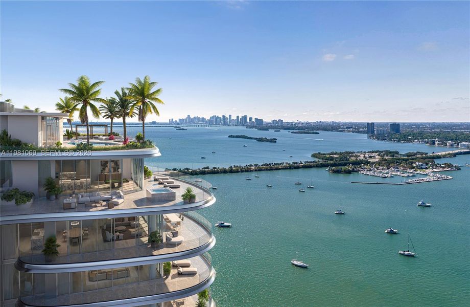 Condo located in Miami, FL showcasing its design and architecture (Image 14). Condo located in Miami, FL showcasing its design and architecture (Image 14).