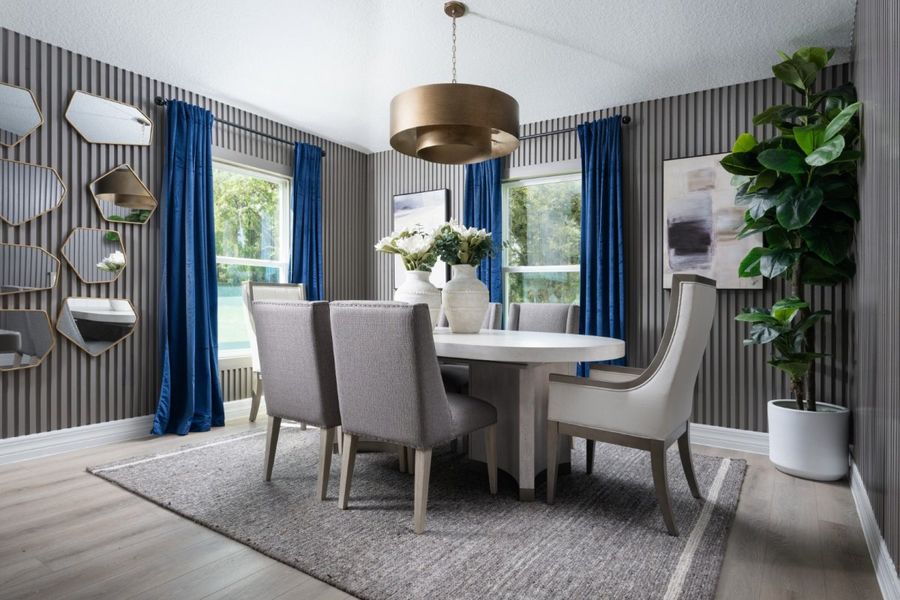 Furnished interior view inside a new home in Cherrywood Preserve, Ocala (Image 7).