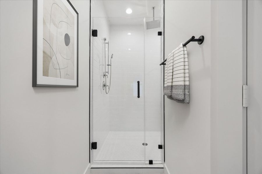 Furnished interior view inside a new home in , Houston (Image 24).