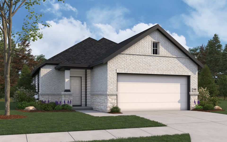 Rendering of floor plan. Colors and features may differ from shown representation.