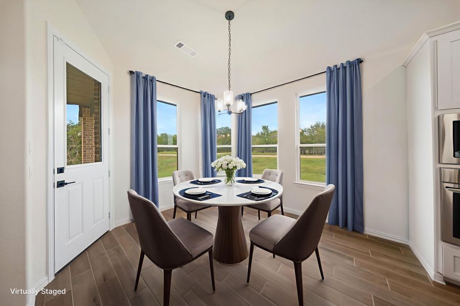 Furnished interior view inside a new home in Vista Oaks Estates, Royse City (Image 5).