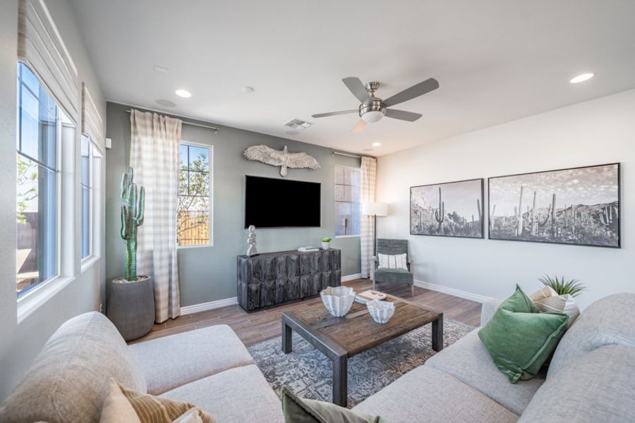 Furnished interior view inside a new home in Parkside, Avondale (Image 6).
