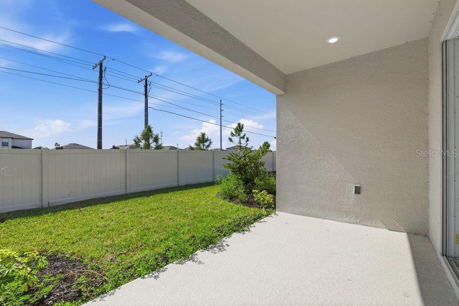 Exterior details and patio area of a home in Indigo Creek, Apollo Beach (Image 4). Exterior details and patio area of a home in Indigo Creek, Apollo Beach (Image 4).