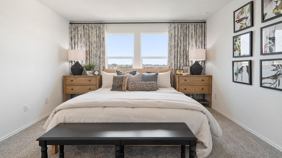 Furnished interior view inside a new home in Valverde, Bastrop (Image 24).