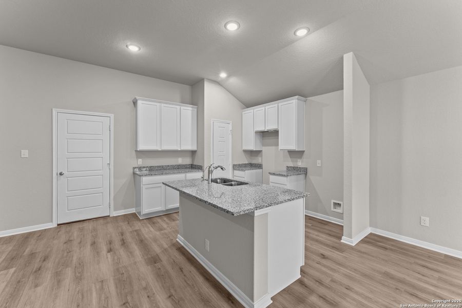 Furnished interior view inside a new home in Hunters Ranch, San Antonio (Image 3). Furnished interior view inside a new home in Hunters Ranch, San Antonio (Image 3).