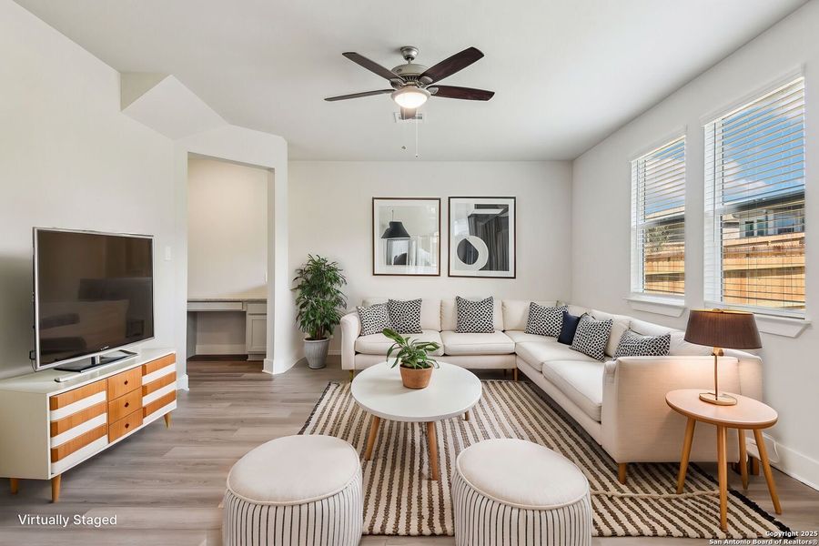 Furnished interior view inside a new home in Thomas Pond, San Antonio (Image 15).
