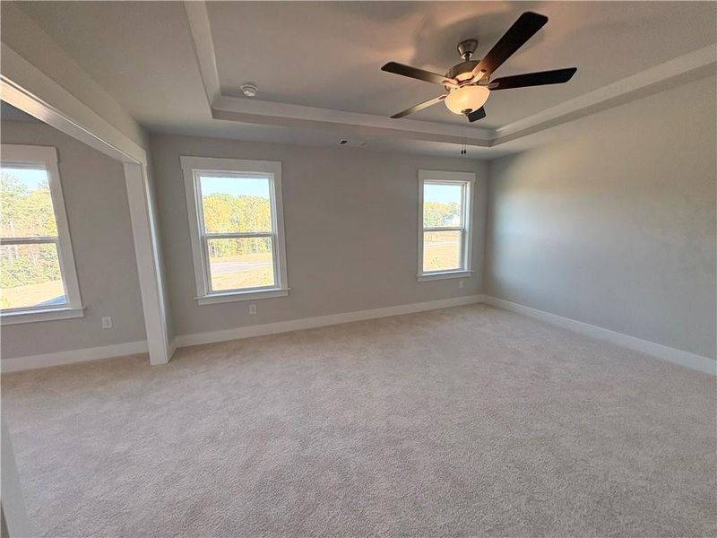 Spacious, unfurnished interior of a new home in Riversprings, Dacula (Image 34). Spacious, unfurnished interior of a new home in Riversprings, Dacula (Image 34).