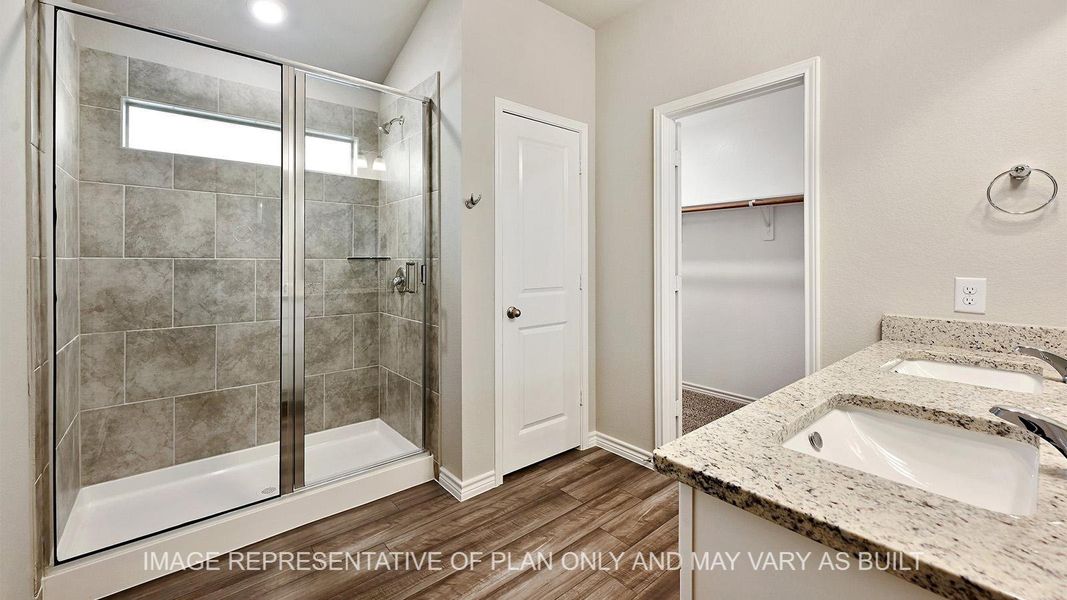 Furnished interior view inside a new home in Southern Pointe, College Station (Image 5).