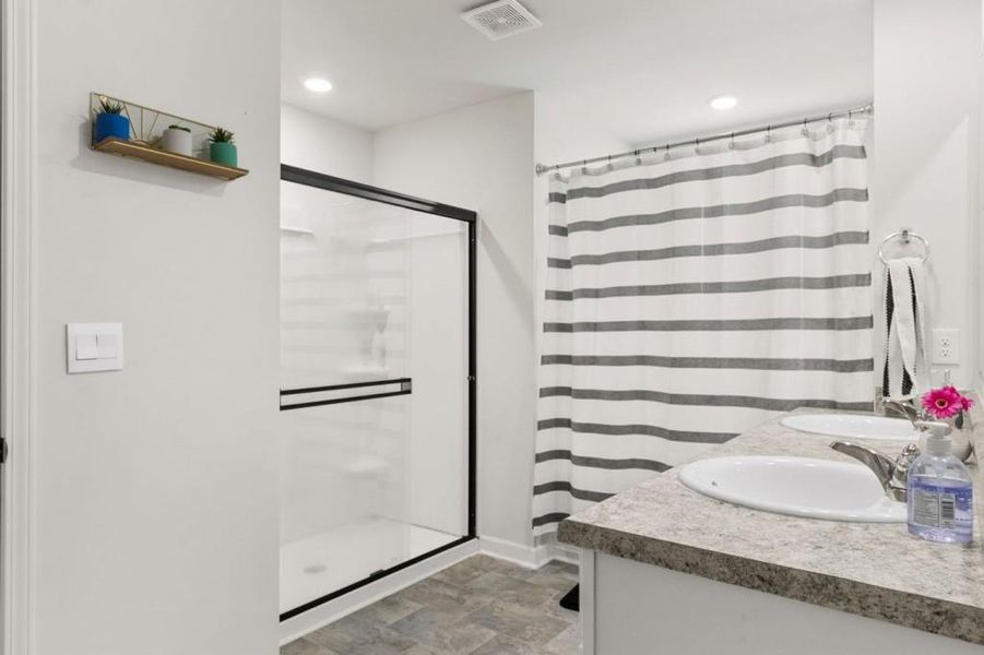 Furnished interior view inside a new home in , Dawsonville (Image 29).