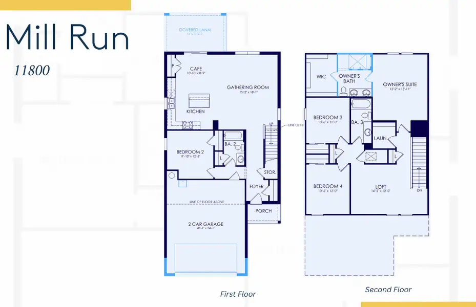 2D floor plan layout of this home in Reagan Landing, Bradenton, FL (Image 4). 2D floor plan layout of this home in Reagan Landing, Bradenton, FL (Image 4).