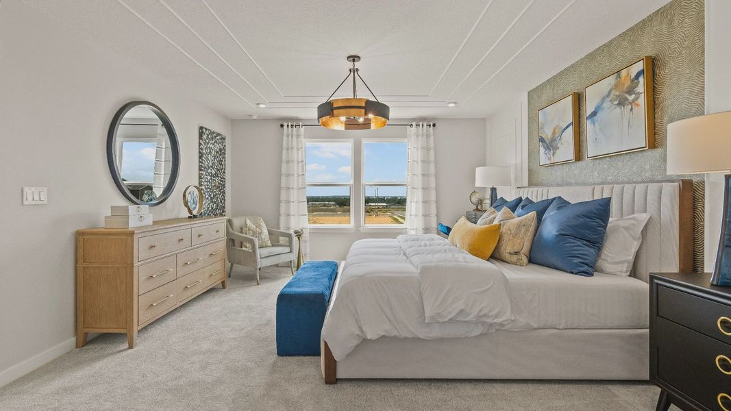 Representative furnished interior of a home built from the Maui by DRB Homes in Liberty Trace, Haines City (Image 13).