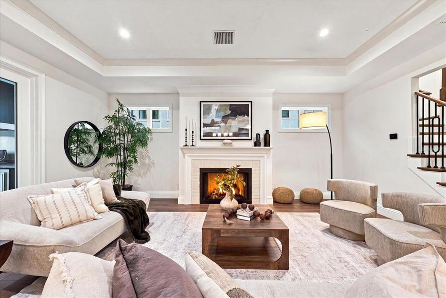 Furnished interior view inside a new home in , Tampa (Image 46).