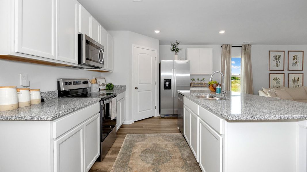 Furnished interior view inside a new home in Bailey Park, Fayetteville (Image 4).