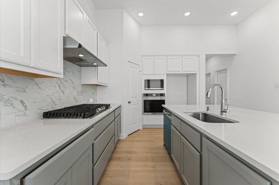 Furnished interior view inside a new home in , Manvel (Image 6).