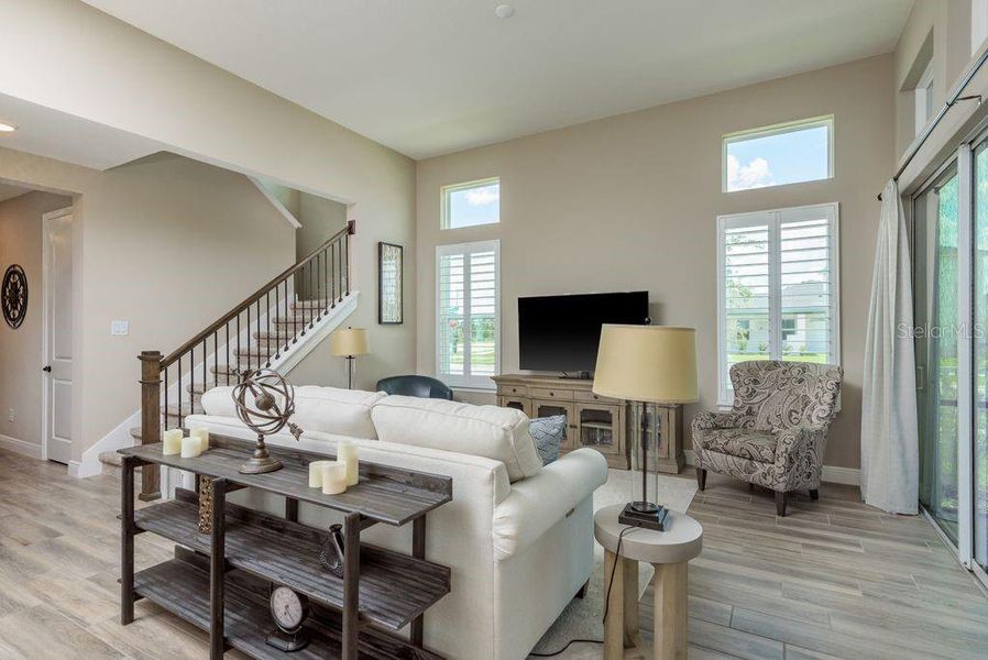 Furnished interior view inside a new home in , Wesley Chapel (Image 33).