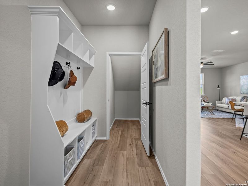 Furnished interior view inside a new home in Horizon Pointe, Converse (Image 37).