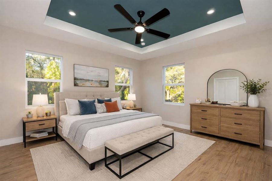 Furnished interior view inside a new home in , Tampa (Image 15).