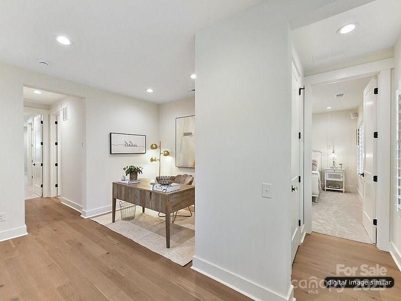 Furnished interior view inside a new home in , Charlotte (Image 8).