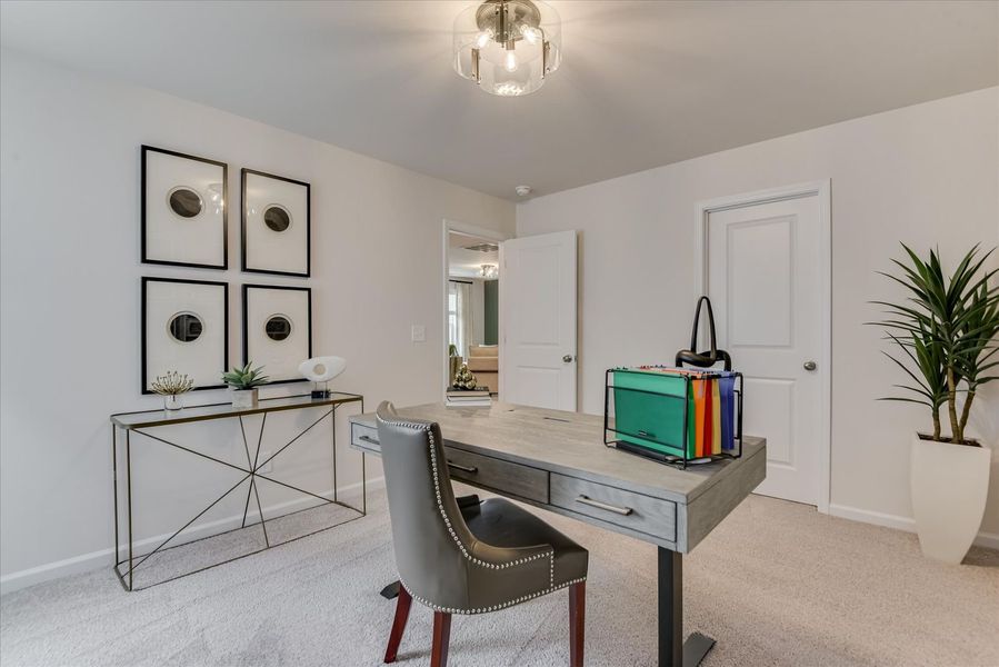 Representative furnished interior of a home built from the The Sadler by Stanley Martin Homes in Old Charleston Acres, Pelion (Image 3).