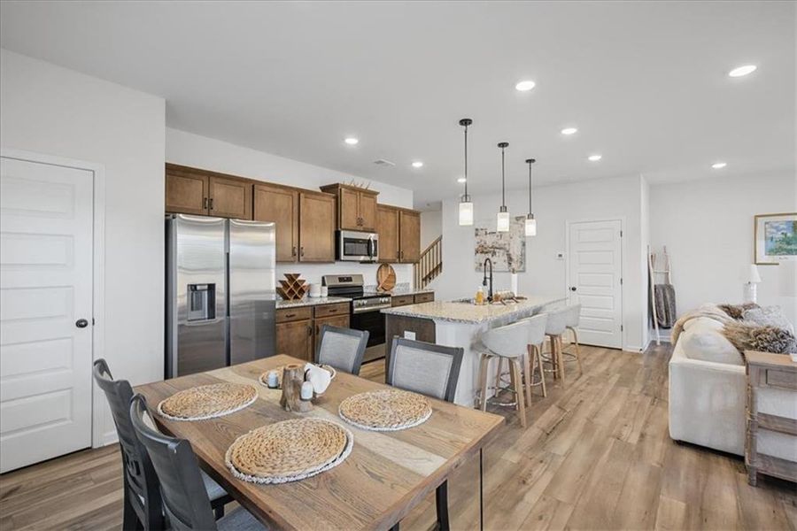 Furnished interior view inside a new home in , Cartersville (Image 15).