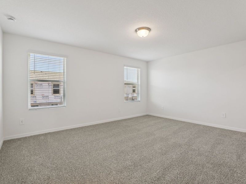 Spacious, unfurnished interior of a new home in The Meadow at Crossprairie Townes, St. Cloud (Image 11). Spacious, unfurnished interior of a new home in The Meadow at Crossprairie Townes, St. Cloud (Image 11).