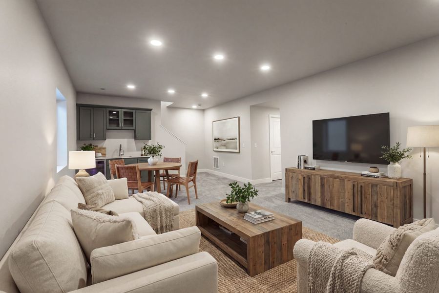 Furnished interior view inside a new home in Prairie Song, Windsor (Image 11).