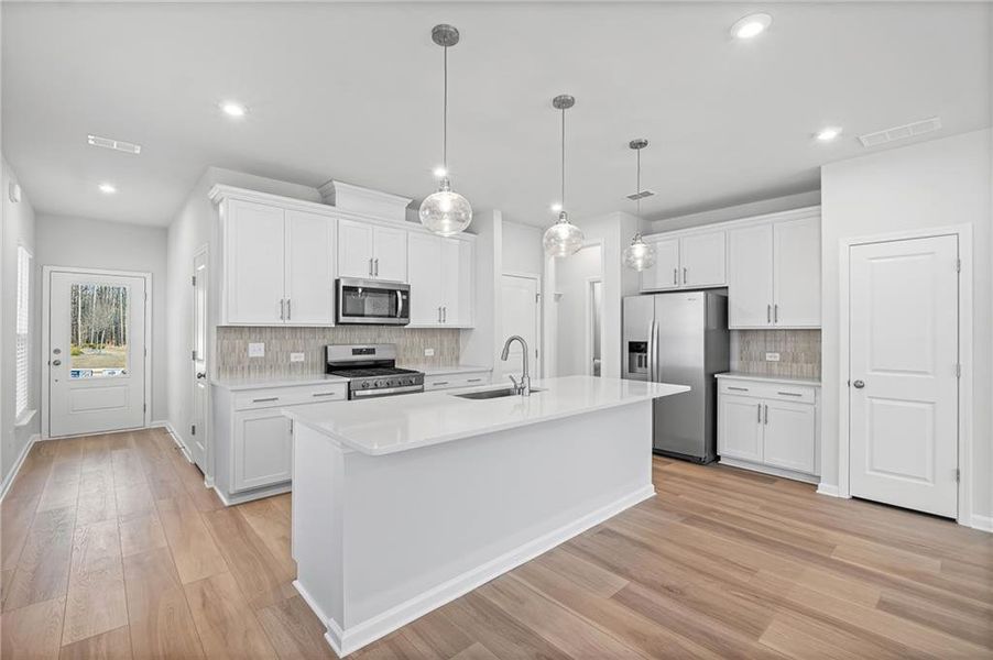 Furnished interior view inside a new home in Adler Springs, Powder Springs (Image 5).