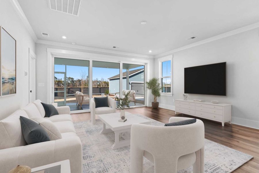 Furnished interior view inside a new home in SayeBrook, Myrtle Beach (Image 24).