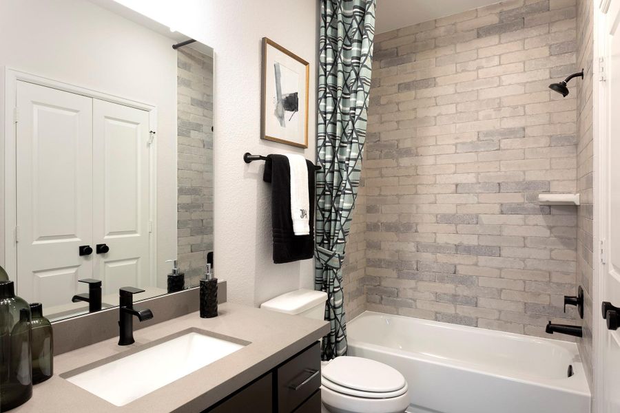 Furnished interior view inside a new home in , Fulshear (Image 8).