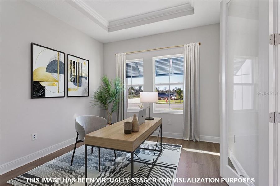 Furnished interior view inside a new home in Oakfield, Parrish (Image 10).