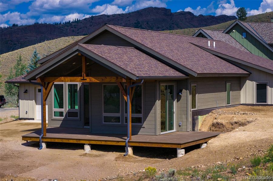 Front exterior of a new home in , Hot Sulphur Springs, CO, highlighting curb appeal (Image 16).