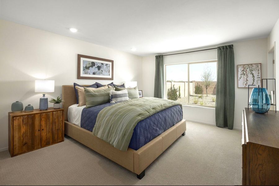 Representative furnished interior of a home built from the Plan 1465 by KB Home in Mandarina Reserve, Marana (Image 6).