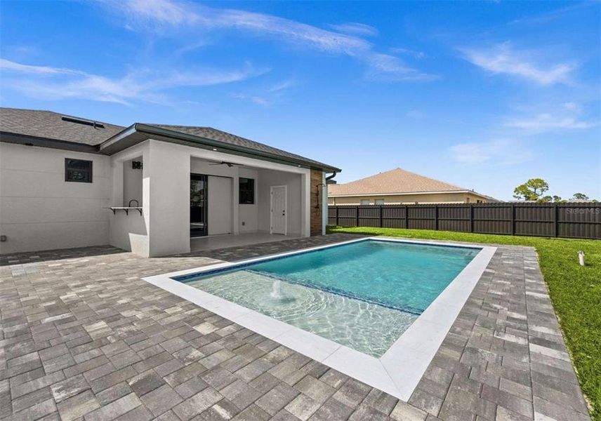 Exterior details and patio area of a home in , Cape Coral (Image 38). Exterior details and patio area of a home in , Cape Coral (Image 38).