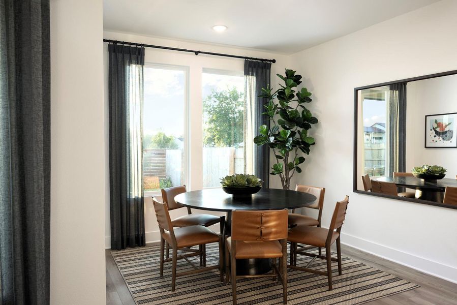 Furnished interior view inside a new home in Parkton Square, Kyle (Image 10). Furnished interior view inside a new home in Parkton Square, Kyle (Image 10).