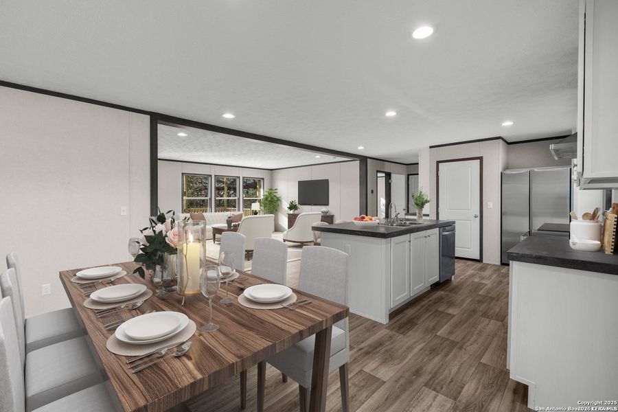 Furnished interior view inside a new home in , Jourdanton (Image 5).