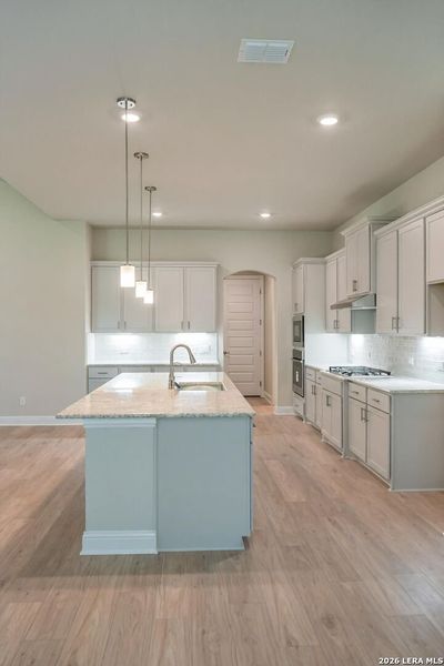 Furnished interior view inside a new home in Buffalo Crossing, Schertz (Image 4).