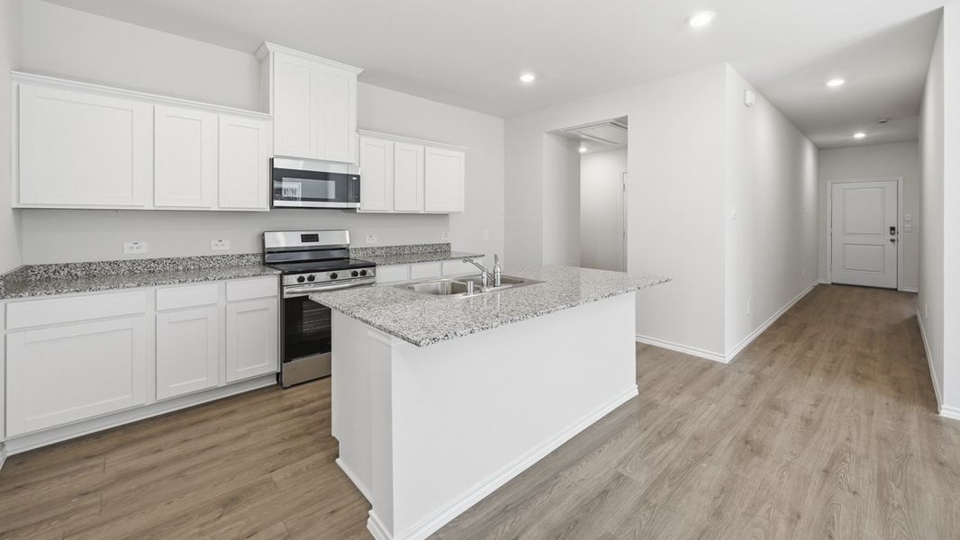 Representative furnished interior of a home built from the Clarke by D.R. Horton in Sweetwater Springs, Sherman (Image 5).