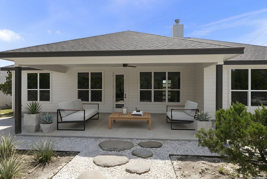 Exterior details and patio area of a home in , Canyon Lake (Image 4). Exterior details and patio area of a home in , Canyon Lake (Image 4).