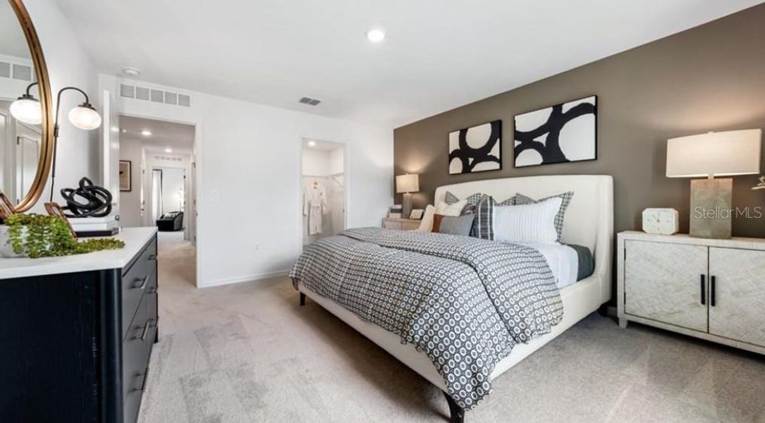 Furnished interior view inside a new home in The Townhomes at Azario Lakewood Ranch, Bradenton (Image 9).