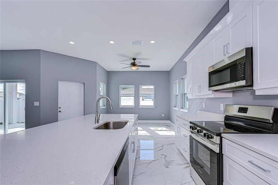 Furnished interior view inside a new home in , Pinellas Park (Image 16). Furnished interior view inside a new home in , Pinellas Park (Image 16).