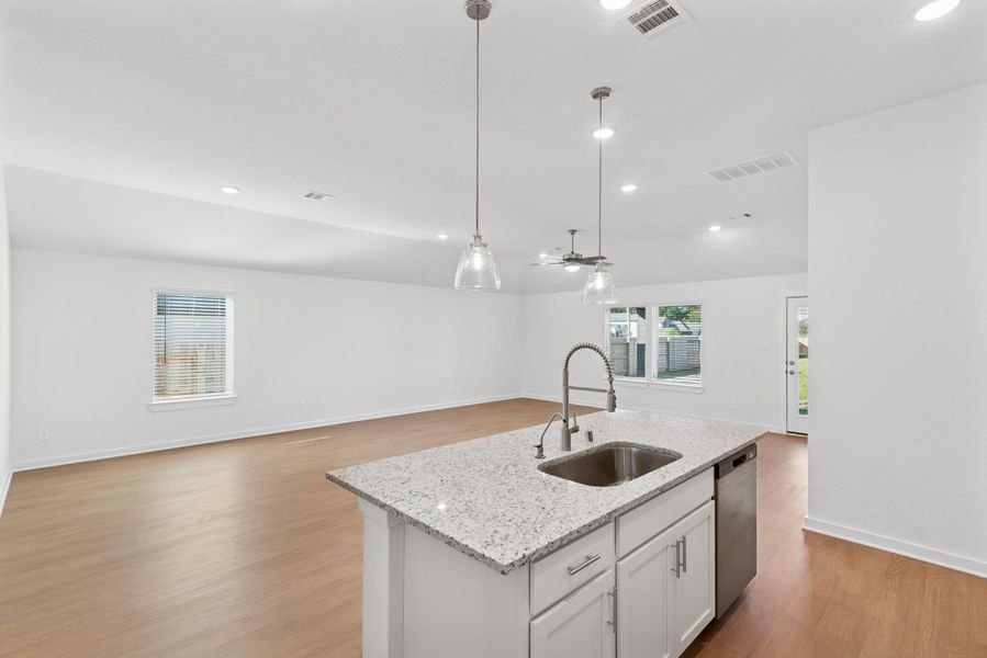 Furnished interior view inside a new home in Moran Ranch, Willis (Image 4). Furnished interior view inside a new home in Moran Ranch, Willis (Image 4).