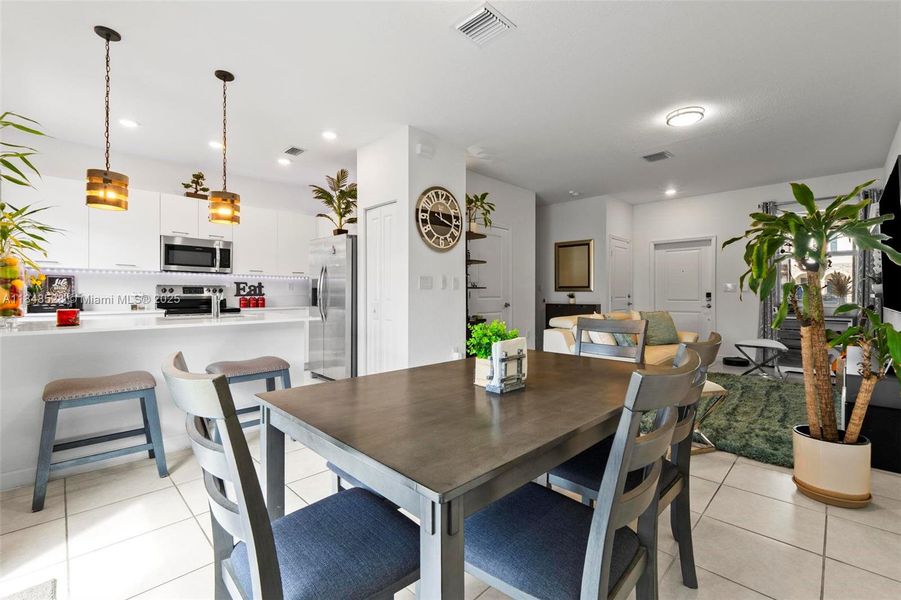 Furnished interior view inside a new home in , Miami (Image 6).