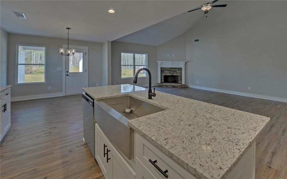 Furnished interior view inside a new home in , Lavonia (Image 10). Furnished interior view inside a new home in , Lavonia (Image 10).