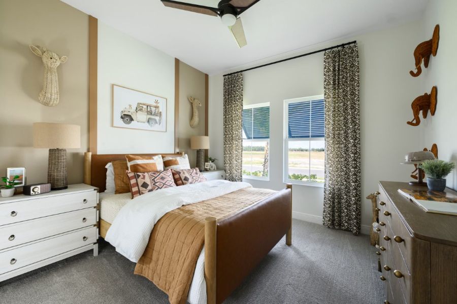 Representative furnished interior of a home built from the Bayport II by Homes by WestBay in Longleaf at Grand Park, Sarasota (Image 14).