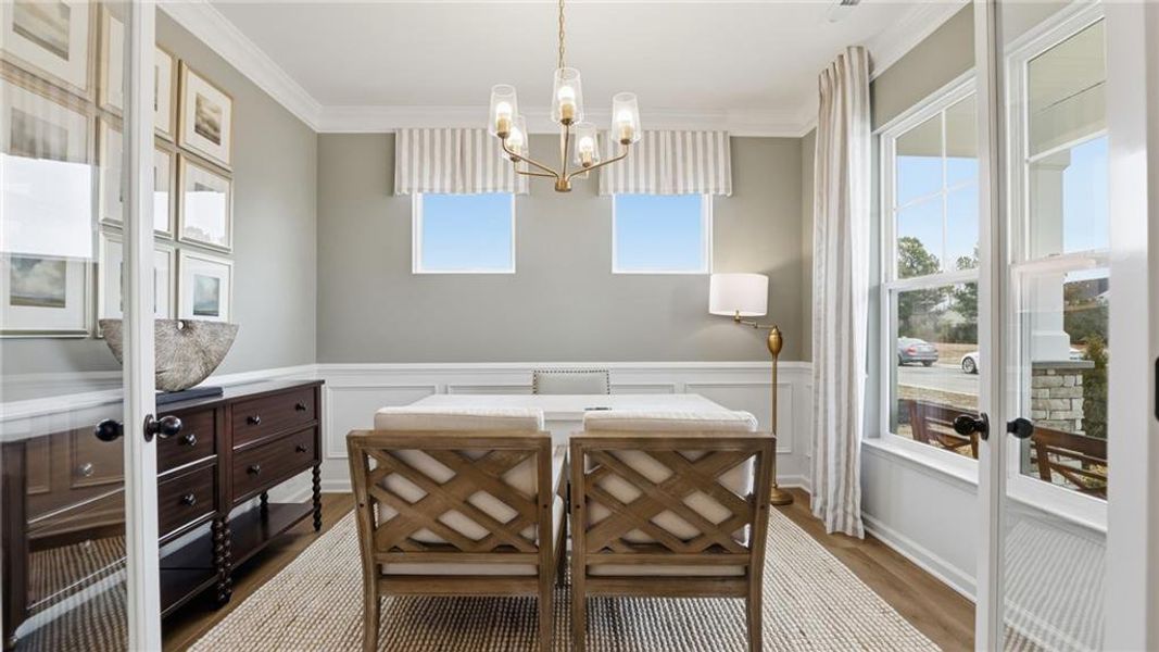 Furnished interior view inside a new home in , Dawsonville (Image 68).